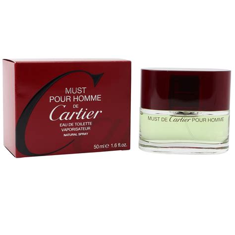 eau de toilette cartier homme|what is must de cartier.